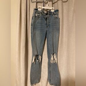Abercrombie & fitch high rise 90’s jeans straight